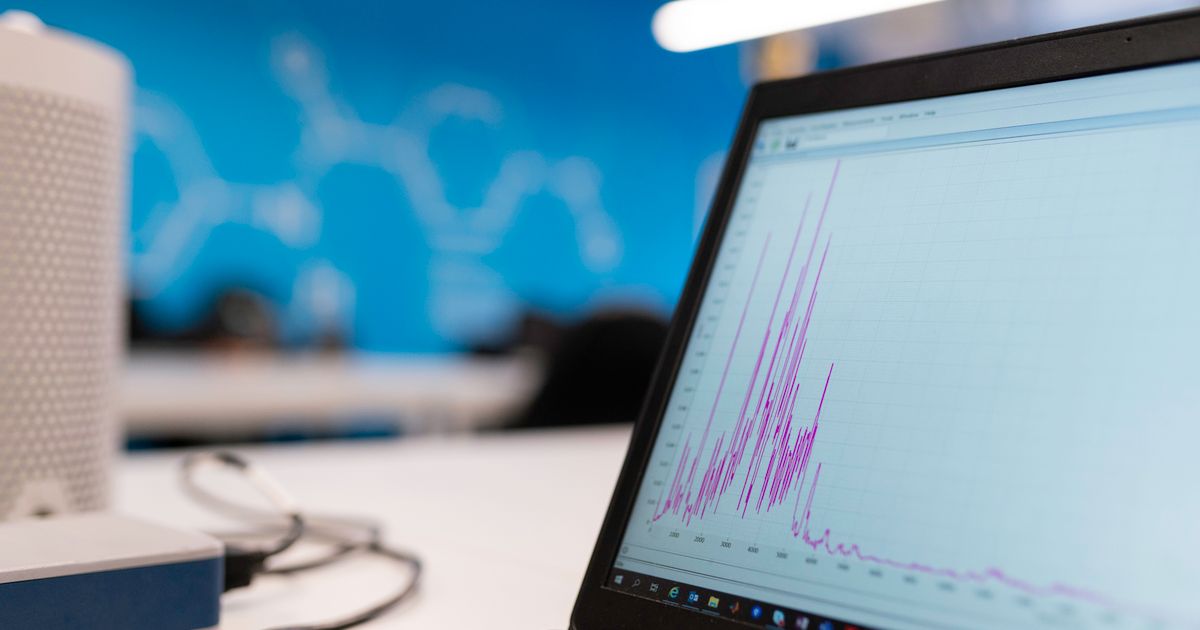 Analytics dashboard showing email campaign performance metrics on computer screen
