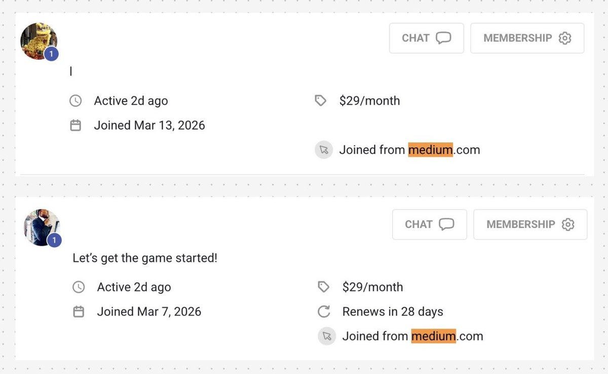 Medium article with product link example