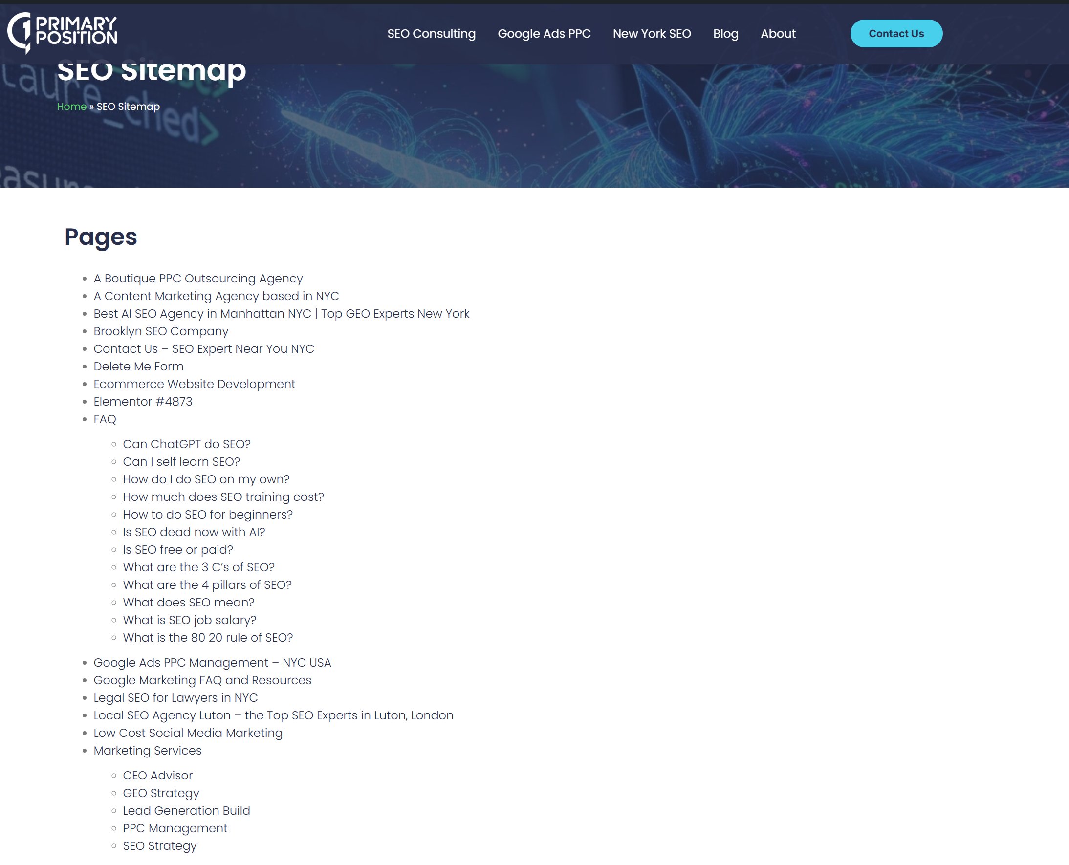 New site? Your HTML sitemap matters more than your XML one