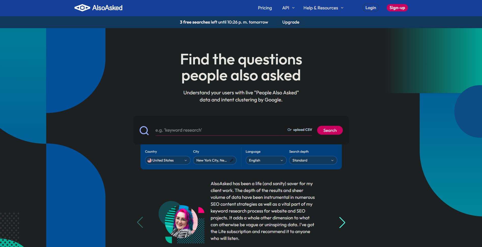 AlsoAsked screenshot