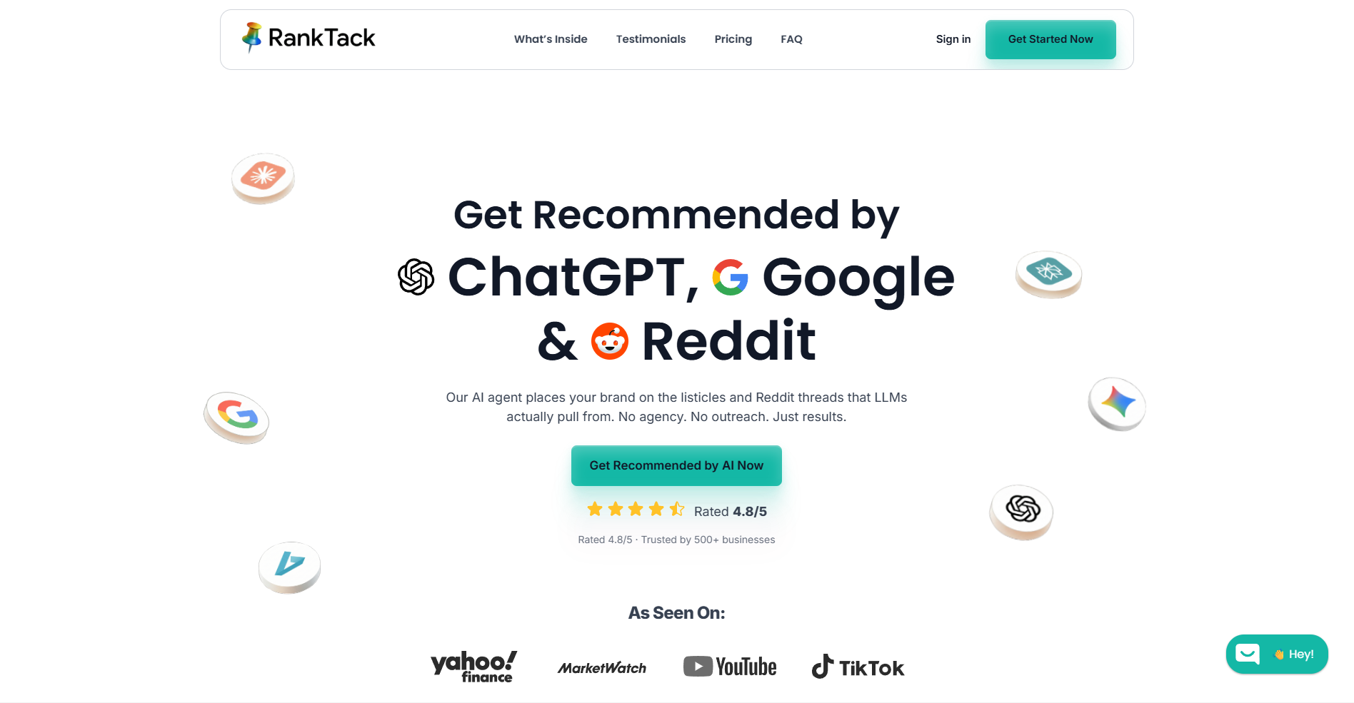 Ranktack screenshot