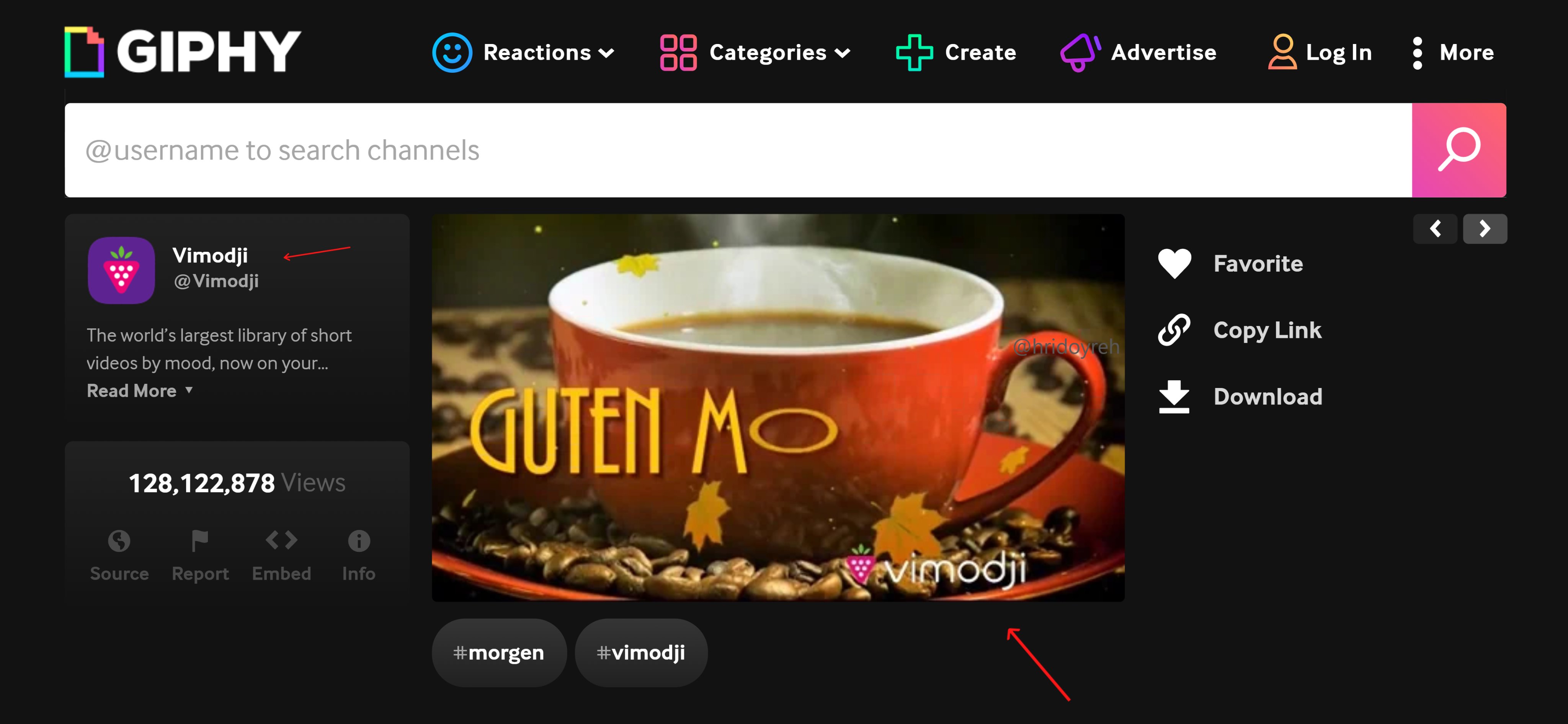 Use Giphy Brand Channel to Drive Search Traffic
